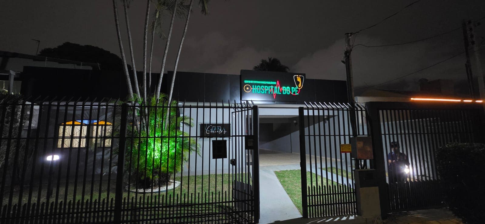 Fachada do Hospital do Pé, local do atendimento de Marciana
